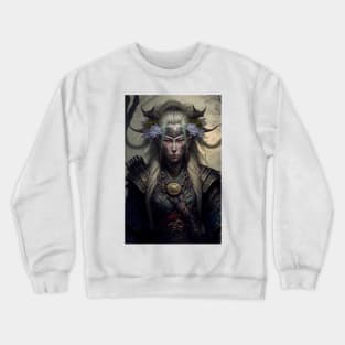 Anime Samurai Elf Girl Crewneck Sweatshirt